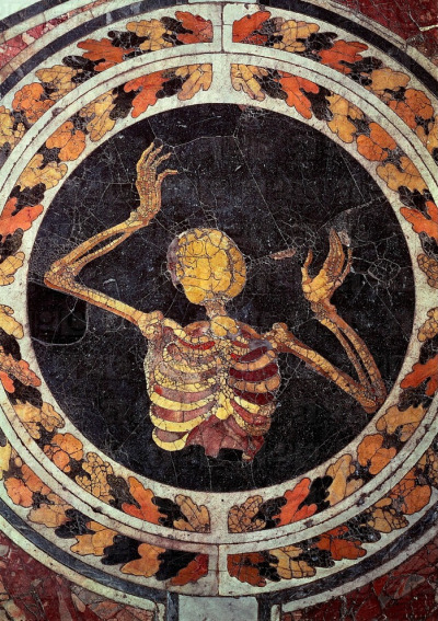 Skeleton Pleading (c. 1600s)
Marble floor of the Cornaro Chapel